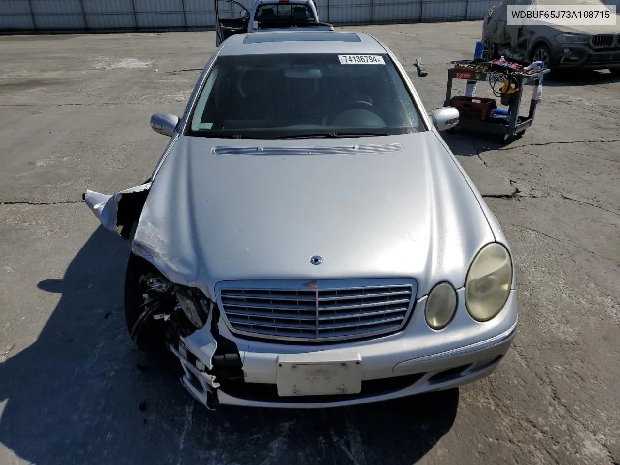 2003 Mercedes-Benz E 320 VIN: WDBUF65J73A108715 Lot: 74136794