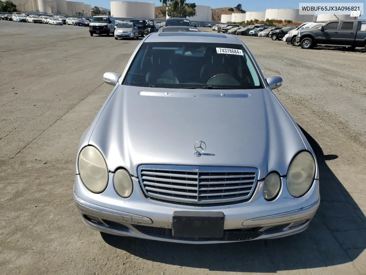 2003 Mercedes-Benz E 320 VIN: WDBUF65JX3A096821 Lot: 74378684