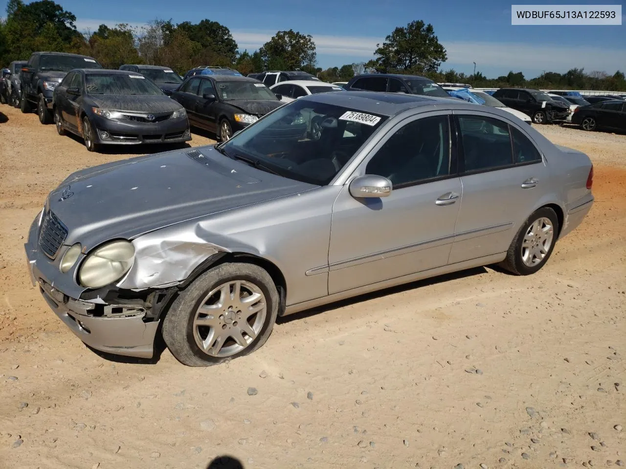 2003 Mercedes-Benz E 320 VIN: WDBUF65J13A122593 Lot: 75189804