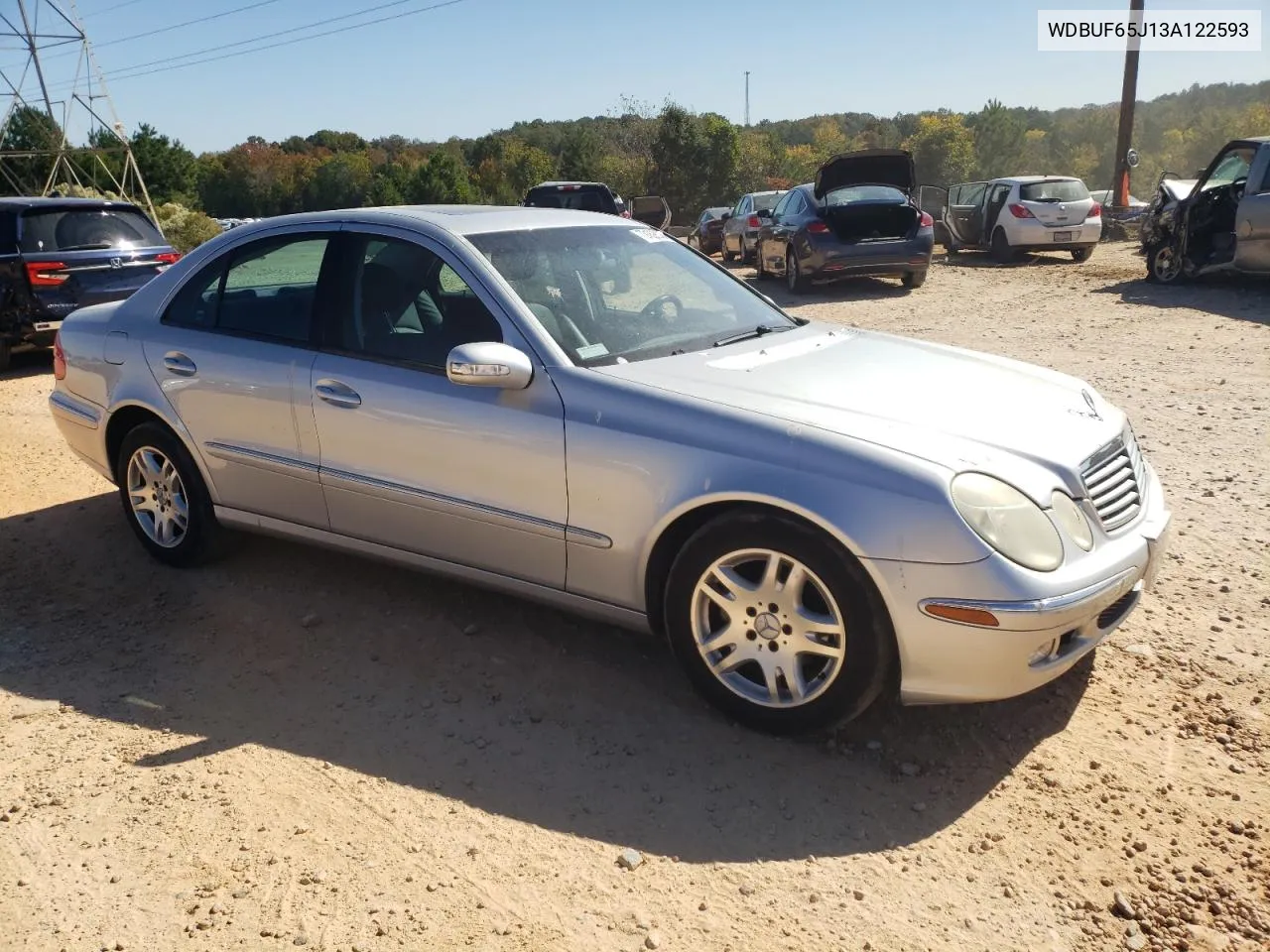 2003 Mercedes-Benz E 320 VIN: WDBUF65J13A122593 Lot: 75189804