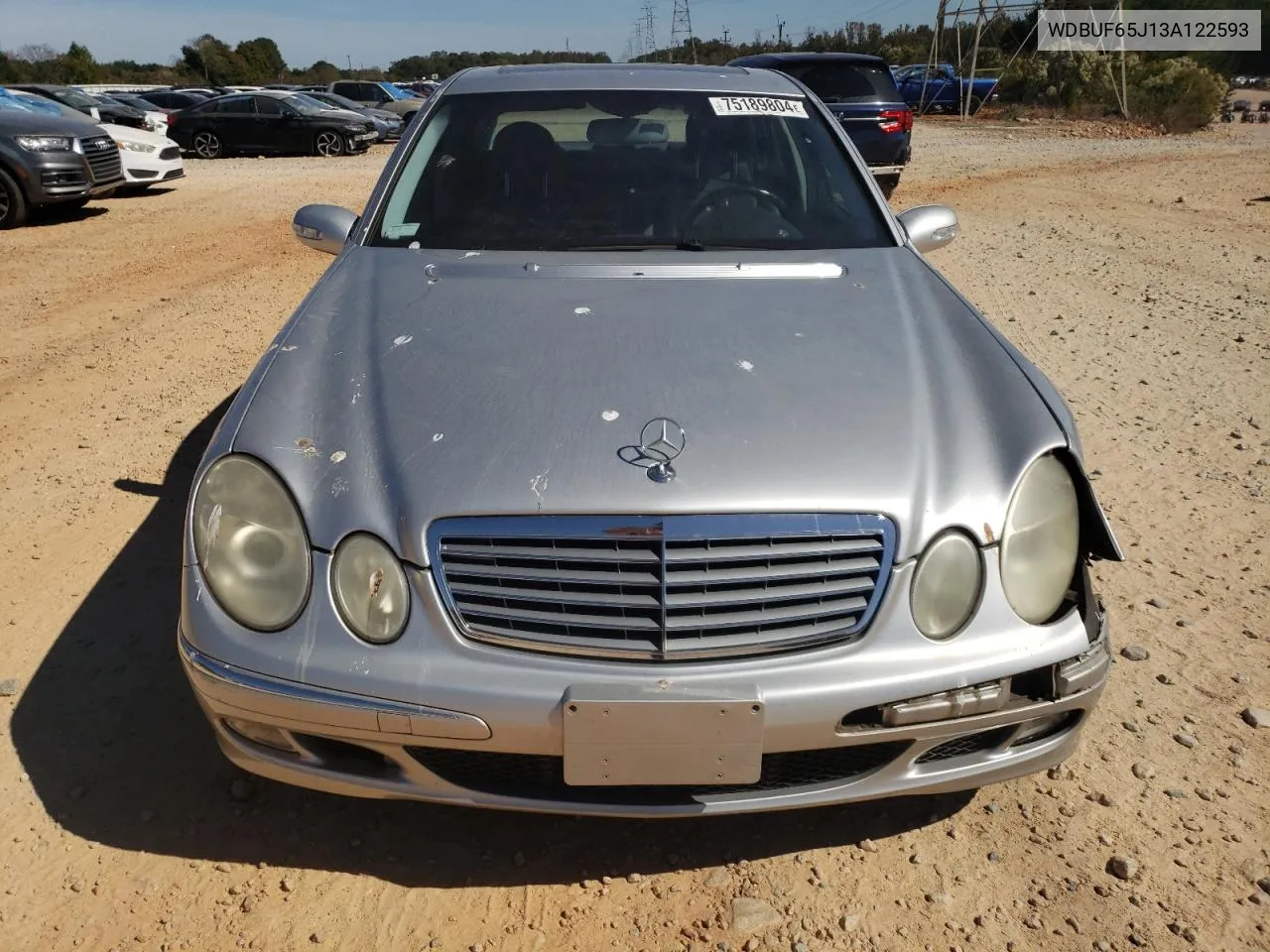 2003 Mercedes-Benz E 320 VIN: WDBUF65J13A122593 Lot: 75189804