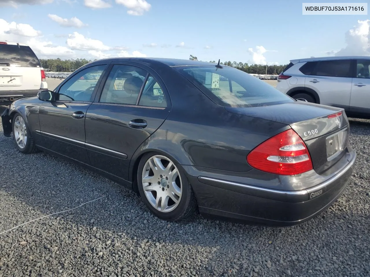 2003 Mercedes-Benz E 500 VIN: WDBUF70J53A171616 Lot: 75236894