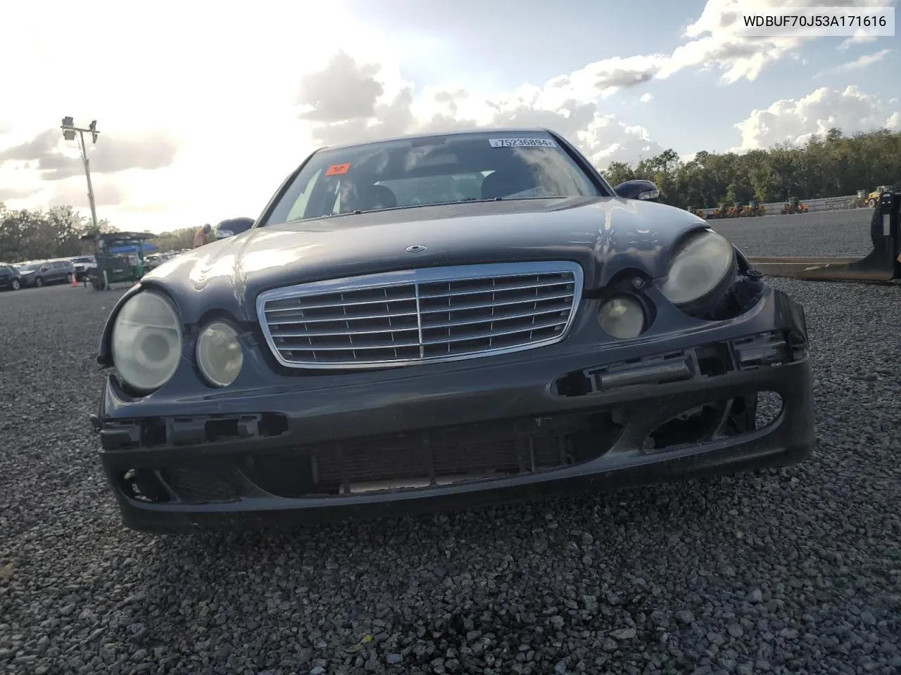 2003 Mercedes-Benz E 500 VIN: WDBUF70J53A171616 Lot: 75236894