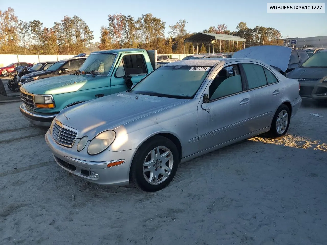 2003 Mercedes-Benz E 320 VIN: WDBUF65JX3A109227 Lot: 76540954