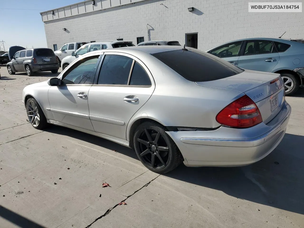 2003 Mercedes-Benz E 500 VIN: WDBUF70J53A184754 Lot: 76954174