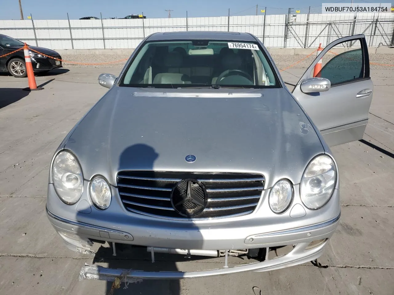 2003 Mercedes-Benz E 500 VIN: WDBUF70J53A184754 Lot: 76954174