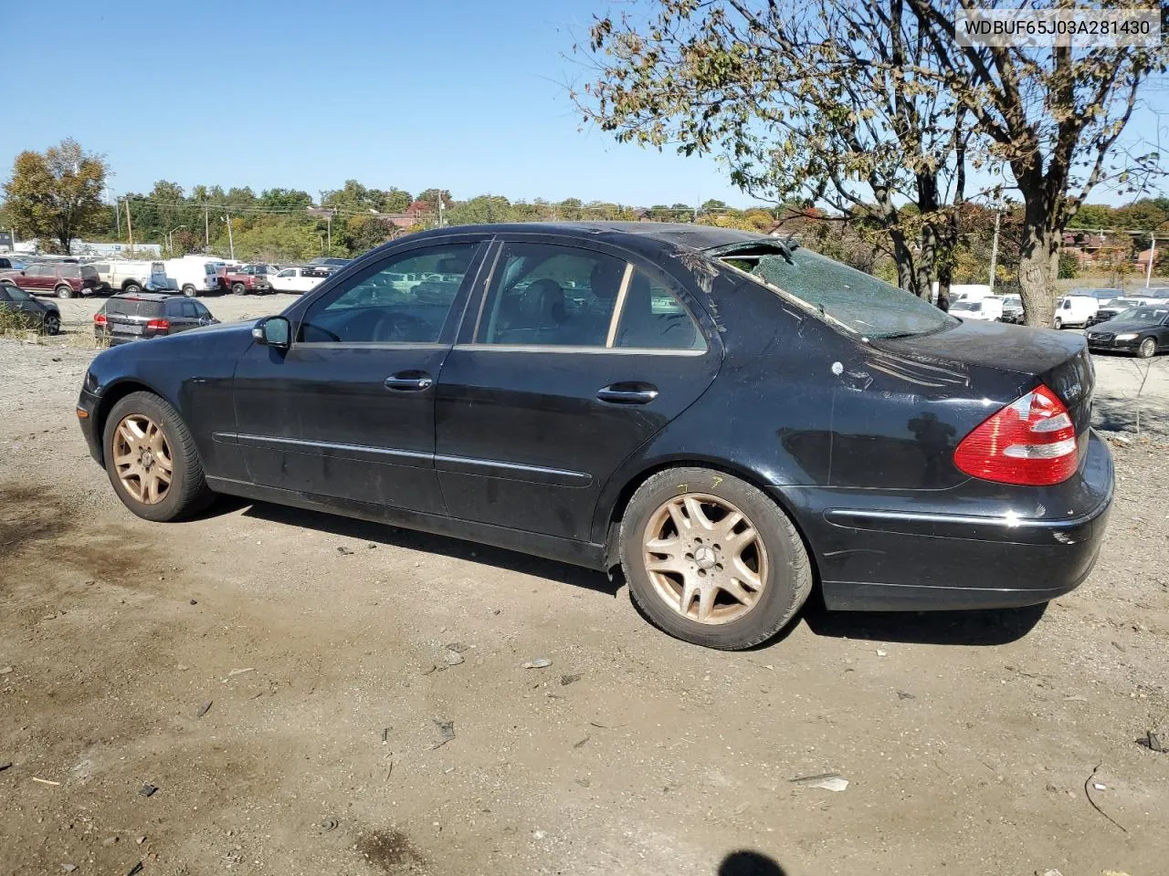 2003 Mercedes-Benz E 320 VIN: WDBUF65J03A281430 Lot: 77086054