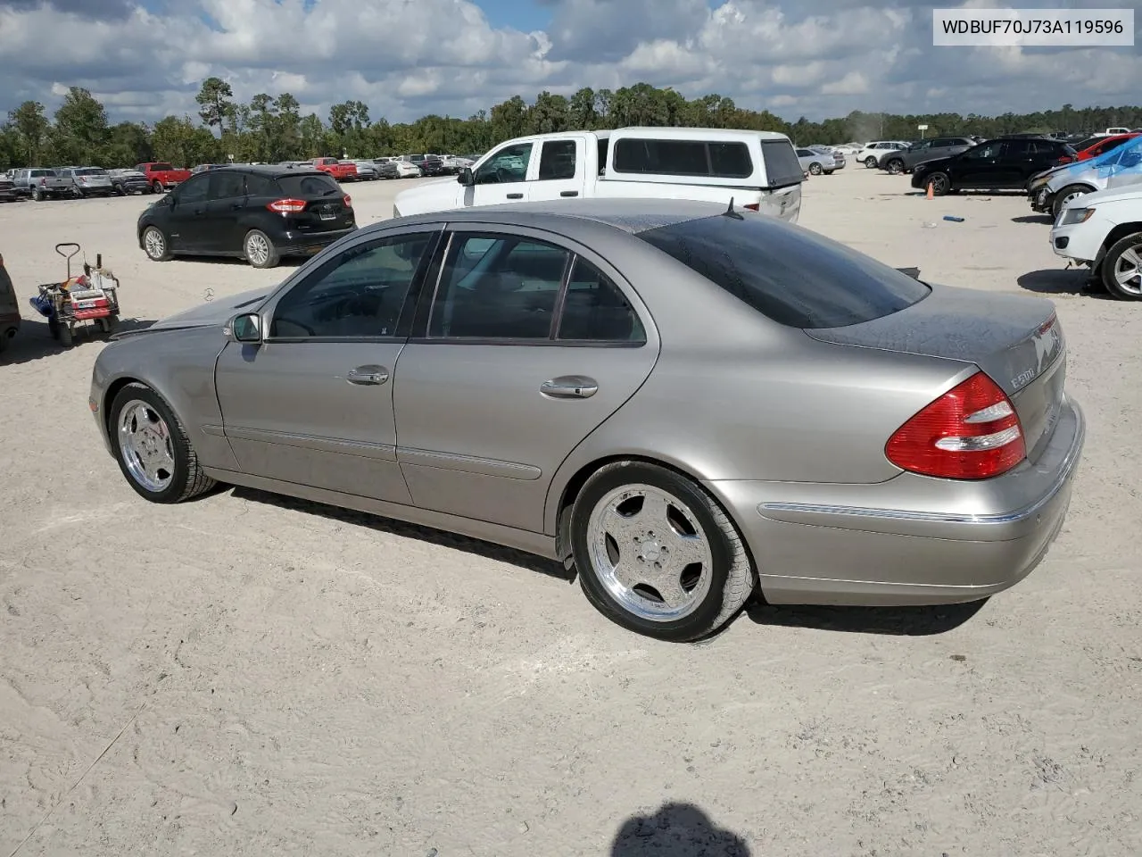 2003 Mercedes-Benz E 500 VIN: WDBUF70J73A119596 Lot: 77382424