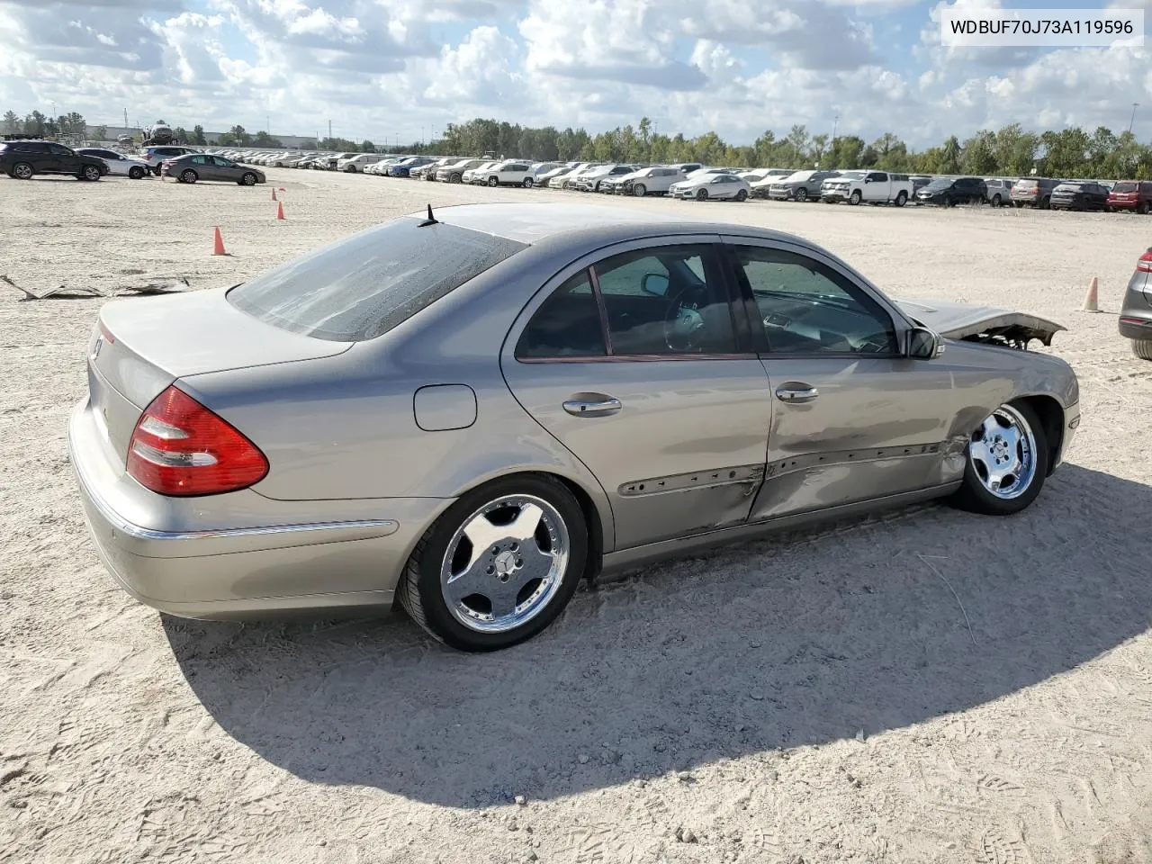 2003 Mercedes-Benz E 500 VIN: WDBUF70J73A119596 Lot: 77382424