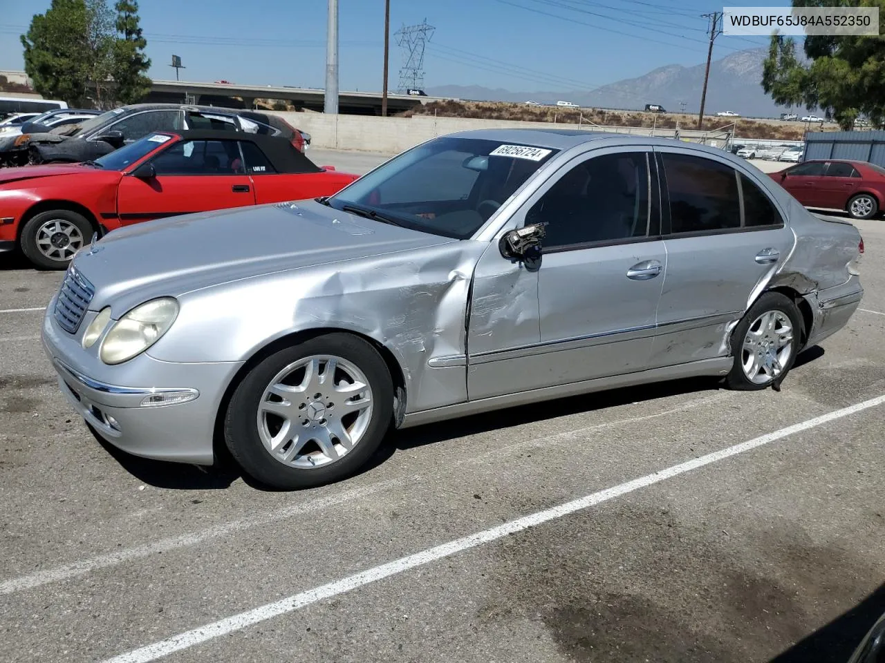 2004 Mercedes-Benz E 320 VIN: WDBUF65J84A552350 Lot: 69256724