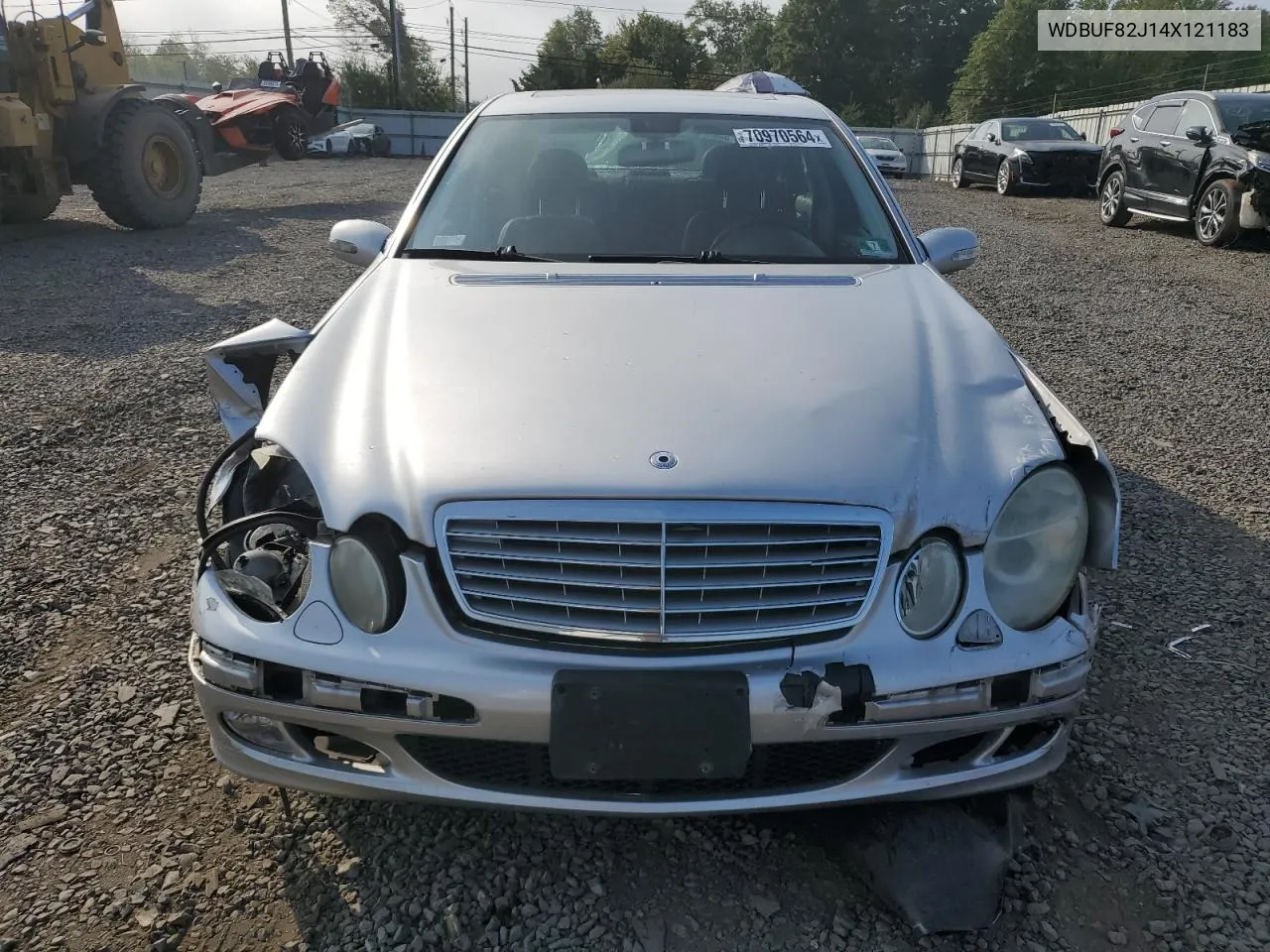 2004 Mercedes-Benz E 320 4Matic VIN: WDBUF82J14X121183 Lot: 70783544