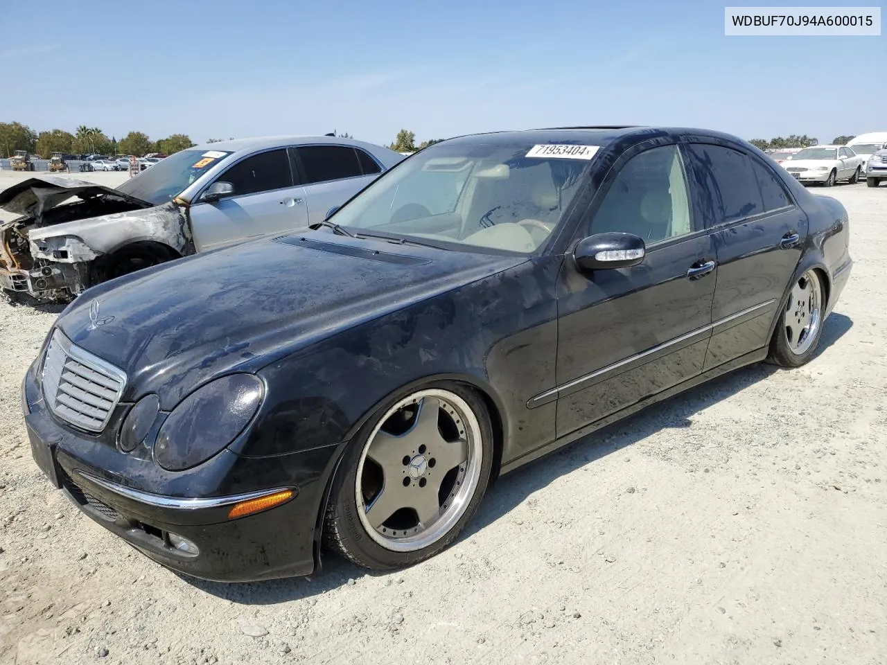 2004 Mercedes-Benz E 500 VIN: WDBUF70J94A600015 Lot: 71953404