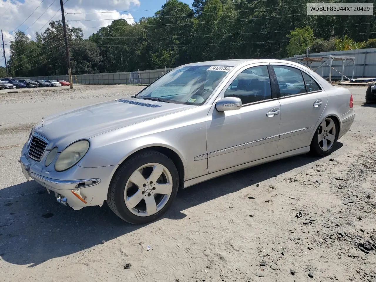 2004 Mercedes-Benz E 500 4Matic VIN: WDBUF83J44X120429 Lot: 74124734