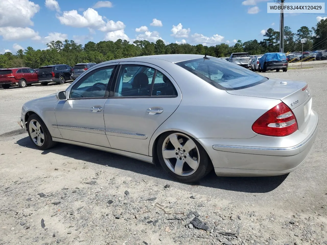 2004 Mercedes-Benz E 500 4Matic VIN: WDBUF83J44X120429 Lot: 74124734