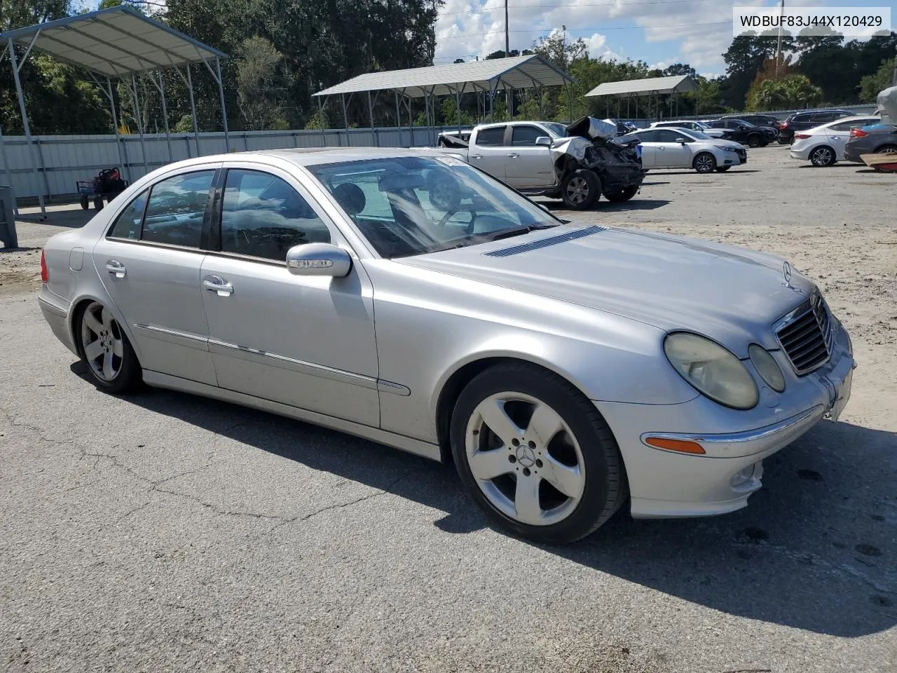 2004 Mercedes-Benz E 500 4Matic VIN: WDBUF83J44X120429 Lot: 74124734