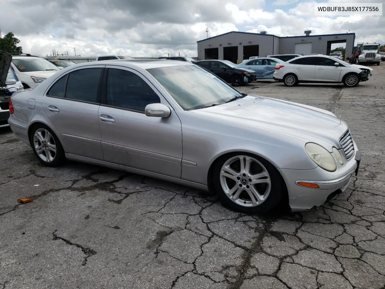 2005 Mercedes-Benz E 500 4Matic VIN: WDBUF83J85X177556 Lot: 60916214