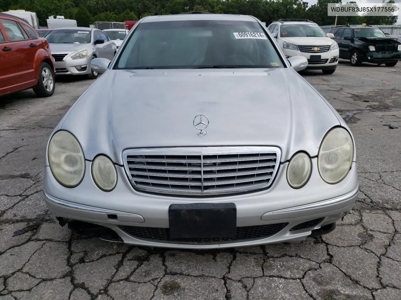 2005 Mercedes-Benz E 500 4Matic VIN: WDBUF83J85X177556 Lot: 60916214