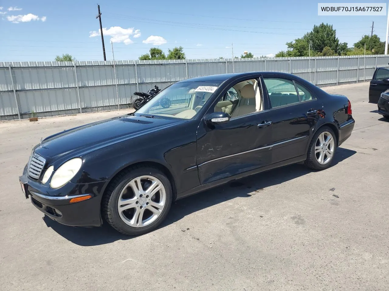 2005 Mercedes-Benz E 500 VIN: WDBUF70J15A677527 Lot: 64854004