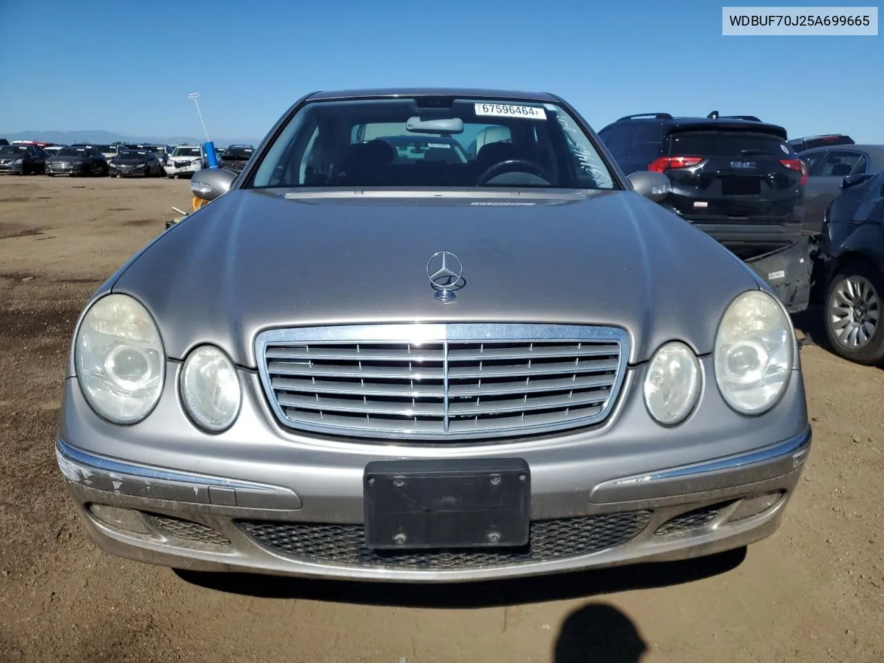 2005 Mercedes-Benz E 500 VIN: WDBUF70J25A699665 Lot: 67596464