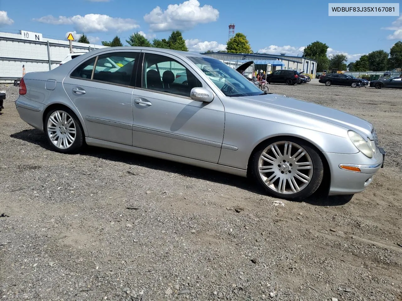 2005 Mercedes-Benz E 500 4Matic VIN: WDBUF83J35X167081 Lot: 68298924