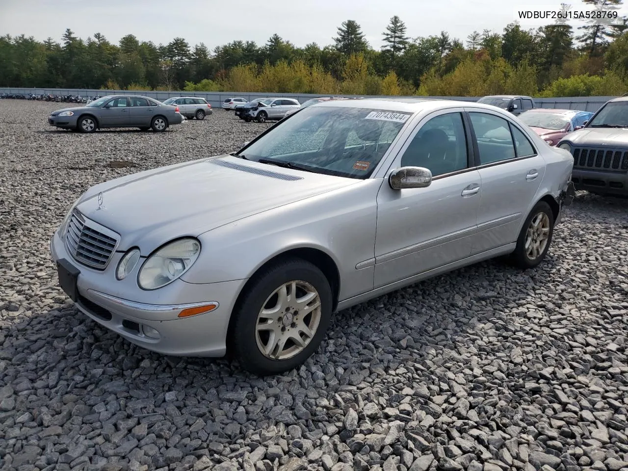 2005 Mercedes-Benz E 320 Cdi VIN: WDBUF26J15A528769 Lot: 70743844