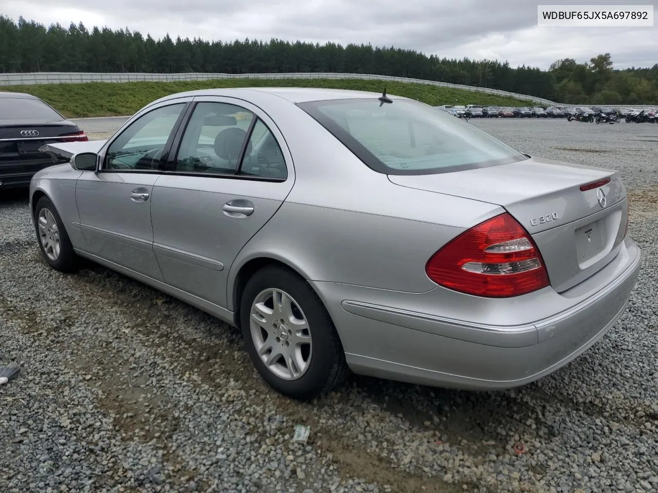 2005 Mercedes-Benz E 320 VIN: WDBUF65JX5A697892 Lot: 72244314