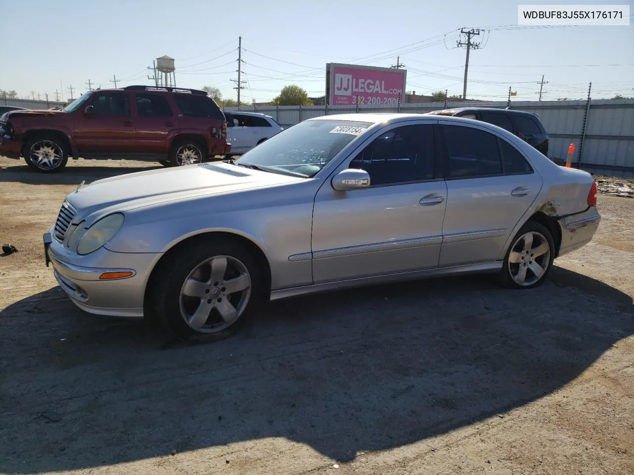 2005 Mercedes-Benz E 500 4Matic VIN: WDBUF83J55X176171 Lot: 73028154