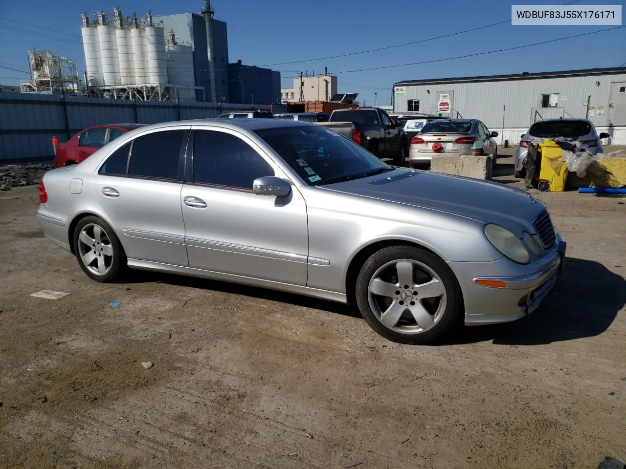 2005 Mercedes-Benz E 500 4Matic VIN: WDBUF83J55X176171 Lot: 73028154