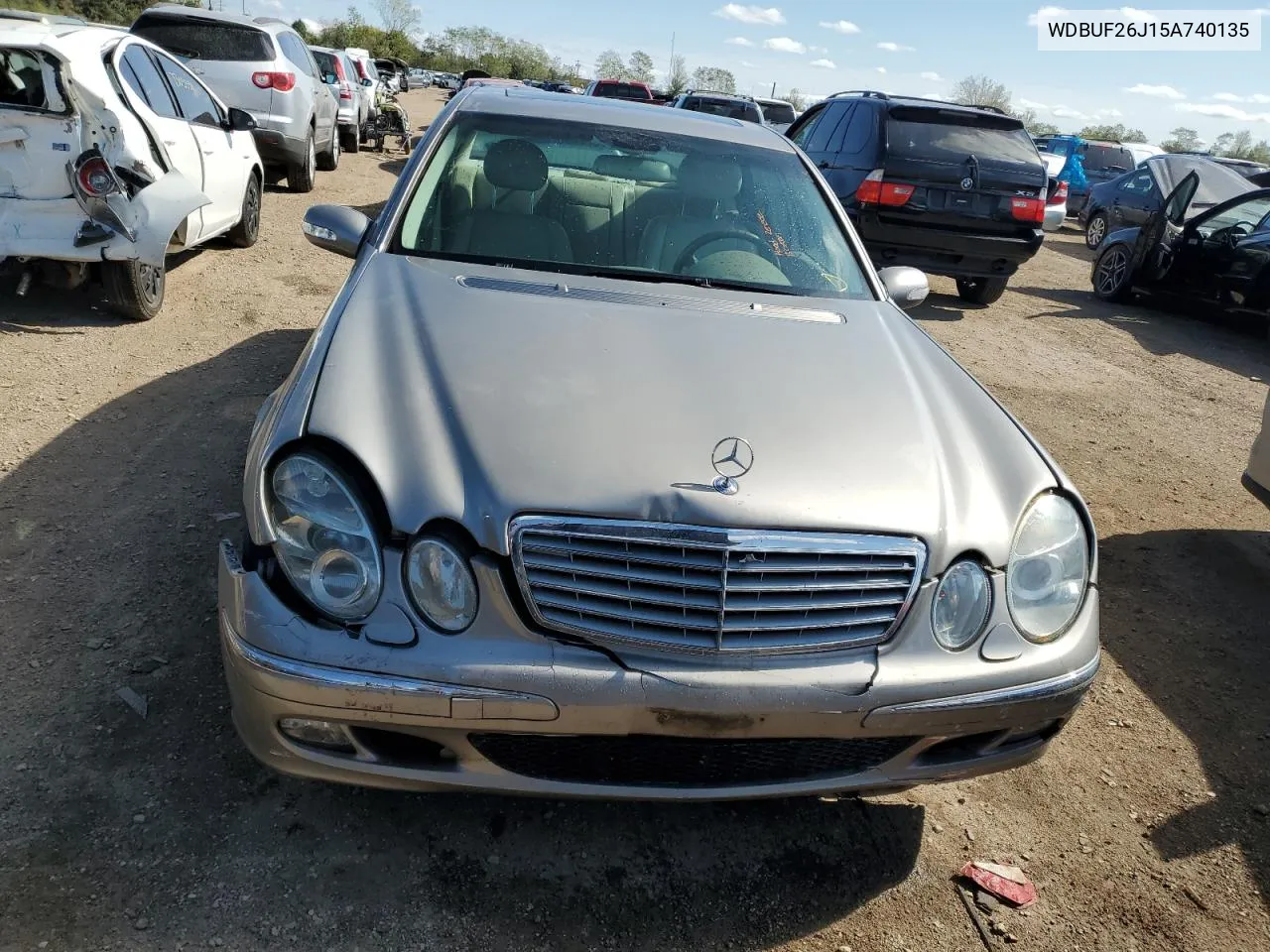 2005 Mercedes-Benz E 320 Cdi VIN: WDBUF26J15A740135 Lot: 74117484