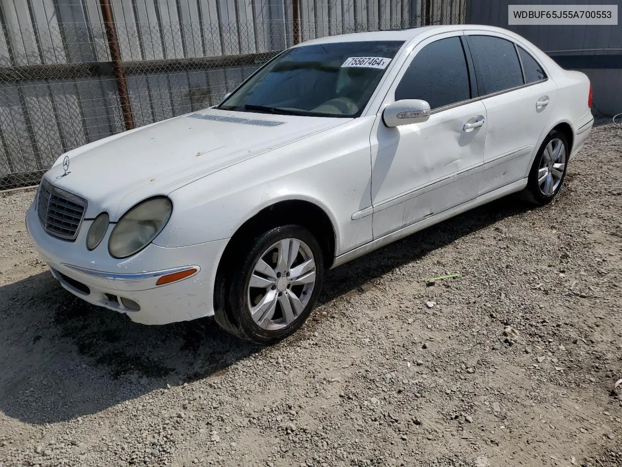 2005 Mercedes-Benz E 320 VIN: WDBUF65J55A700553 Lot: 75567464