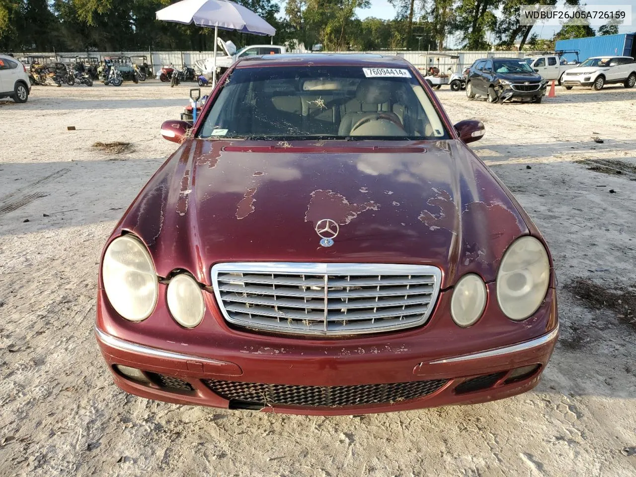 2005 Mercedes-Benz E 320 Cdi VIN: WDBUF26J05A726159 Lot: 76094414