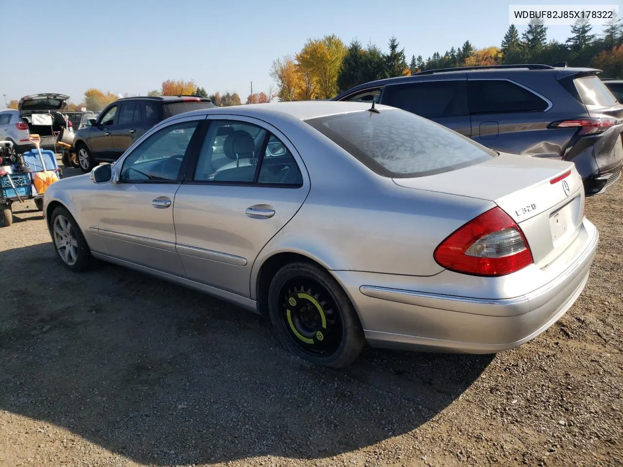 2005 Mercedes-Benz E 320 4Matic VIN: WDBUF82J85X178322 Lot: 77155534