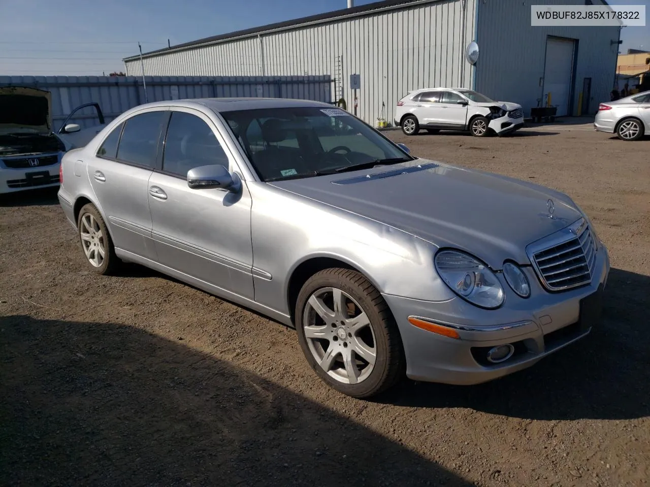 2005 Mercedes-Benz E 320 4Matic VIN: WDBUF82J85X178322 Lot: 77155534