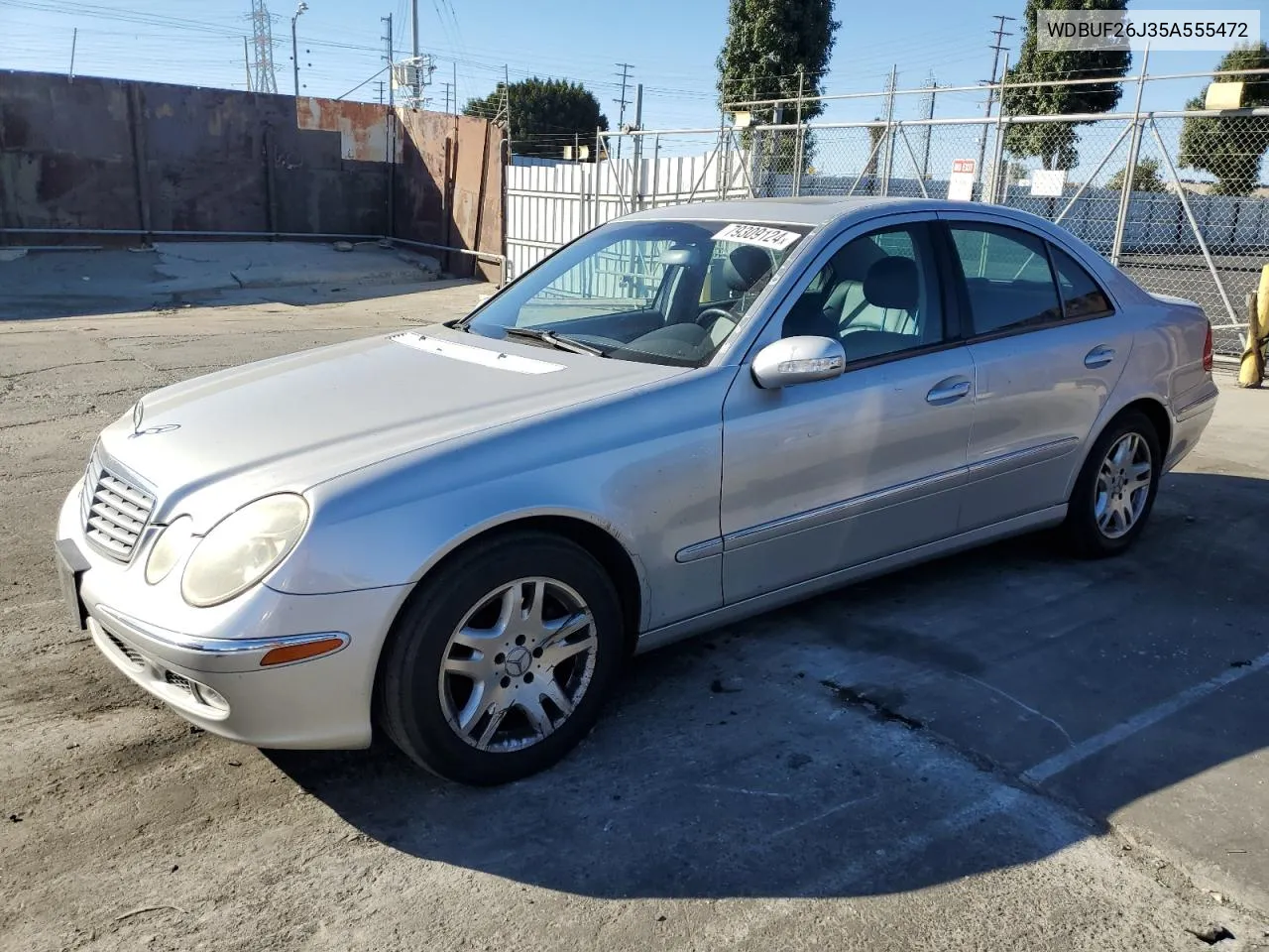 2005 Mercedes-Benz E 320 Cdi VIN: WDBUF26J35A555472 Lot: 79309124