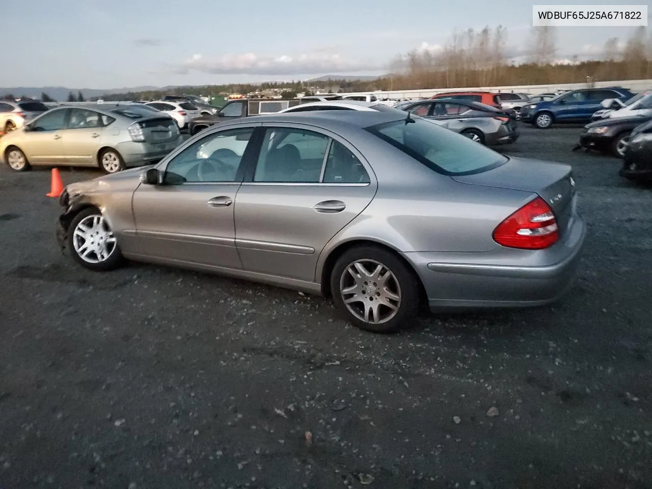 2005 Mercedes-Benz E 320 VIN: WDBUF65J25A671822 Lot: 79757094