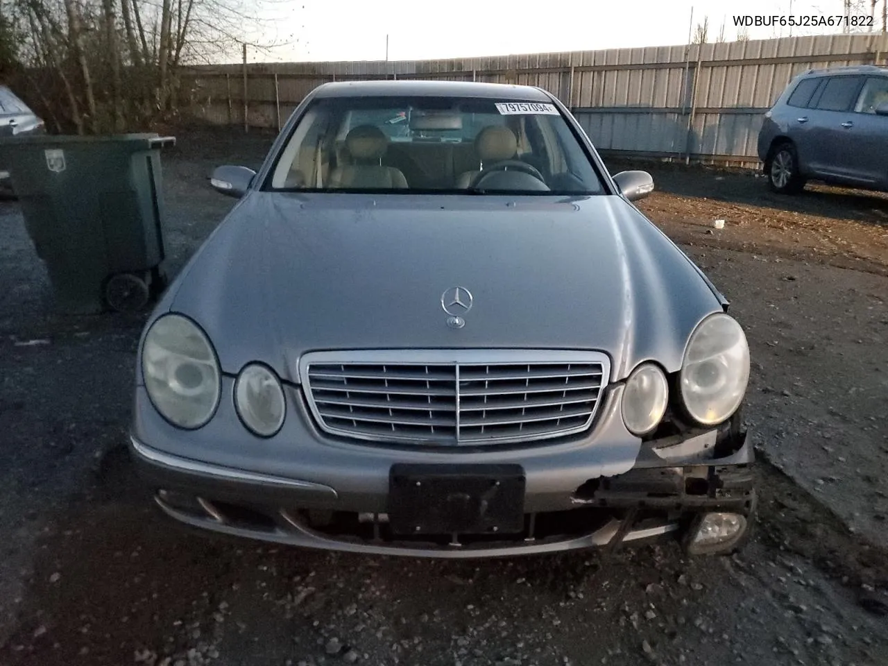 2005 Mercedes-Benz E 320 VIN: WDBUF65J25A671822 Lot: 79757094