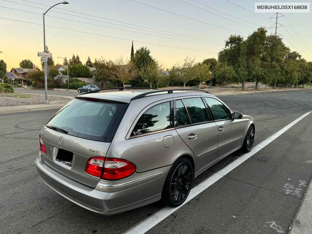 2005 Mercedes-Benz E 500 4Matic VIN: WDBUH83J35X168838 Lot: 79972314