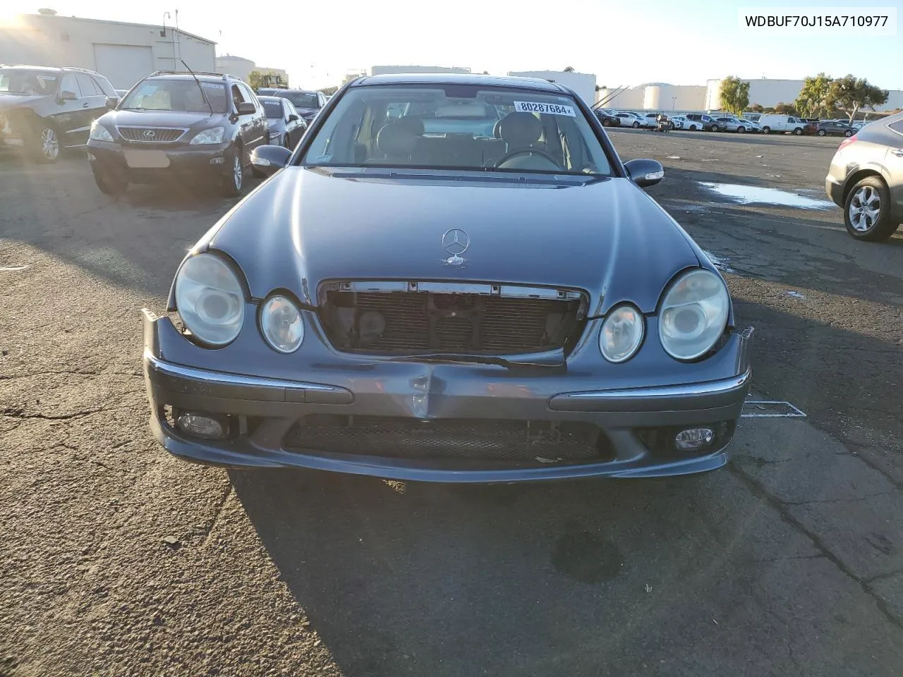 2005 Mercedes-Benz E 500 VIN: WDBUF70J15A710977 Lot: 80287684