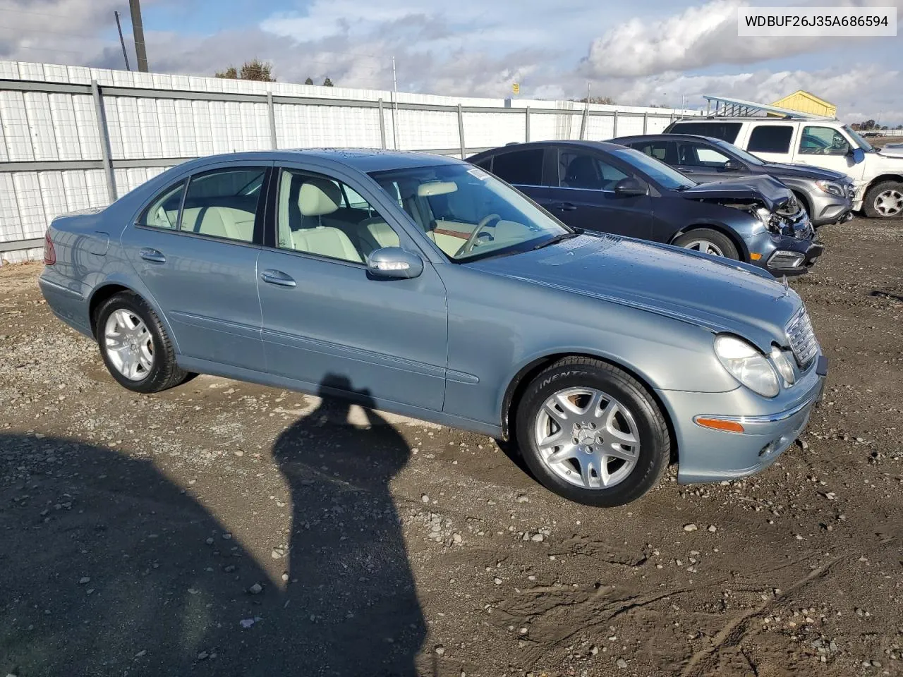 2005 Mercedes-Benz E 320 Cdi VIN: WDBUF26J35A686594 Lot: 80303724