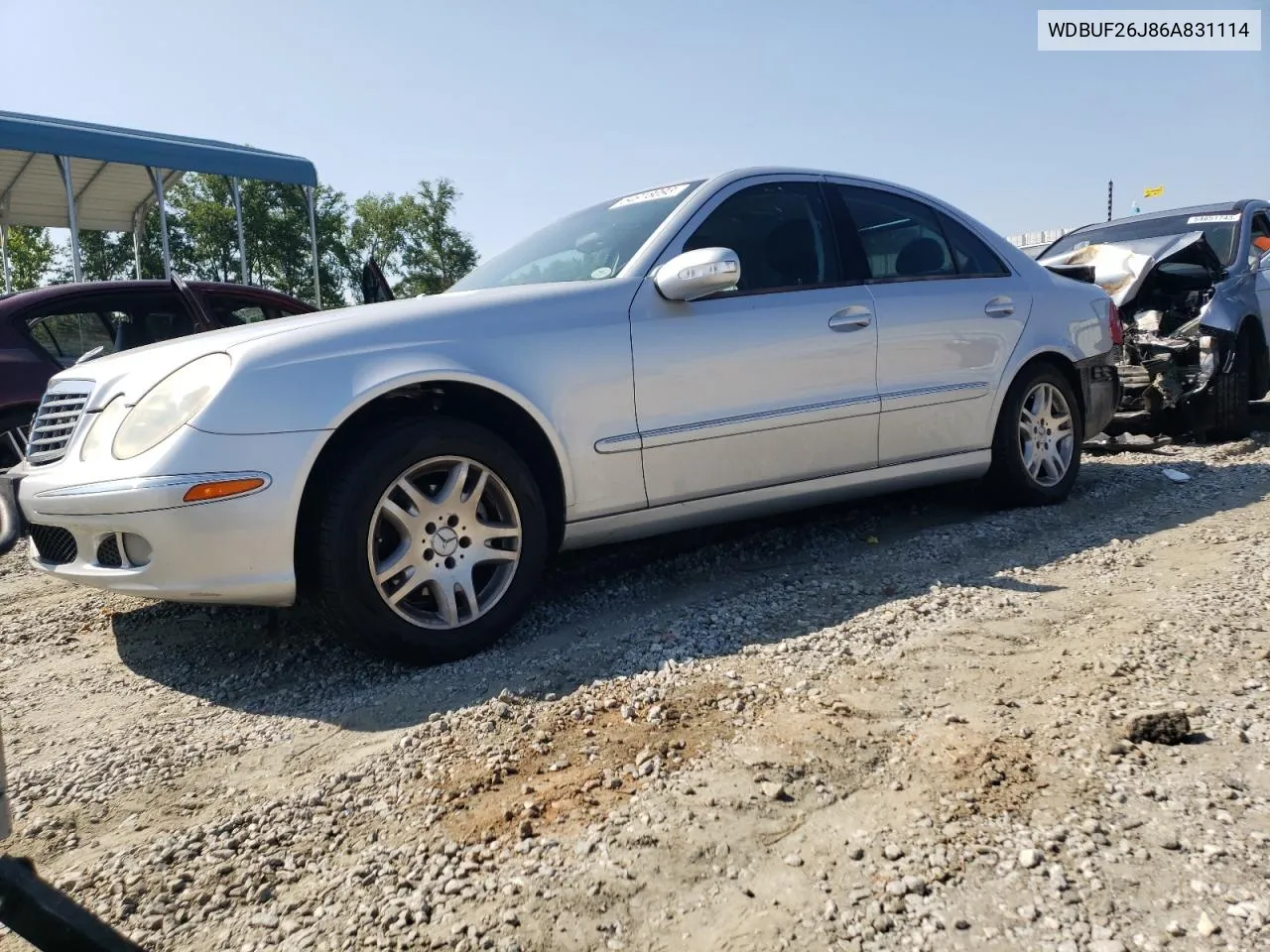 2006 Mercedes-Benz E 320 Cdi VIN: WDBUF26J86A831114 Lot: 54918093