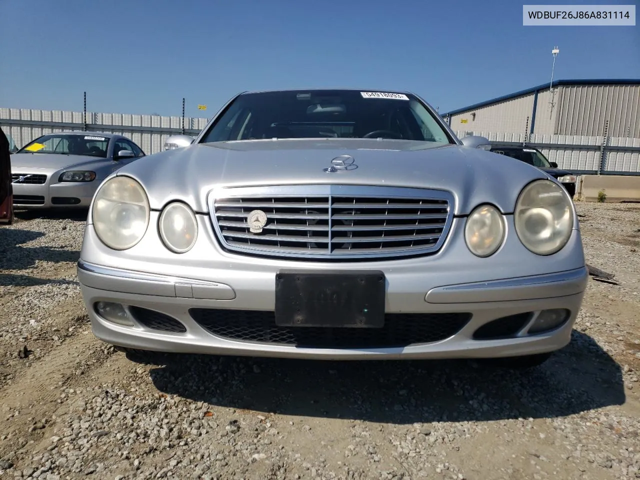 2006 Mercedes-Benz E 320 Cdi VIN: WDBUF26J86A831114 Lot: 54918093