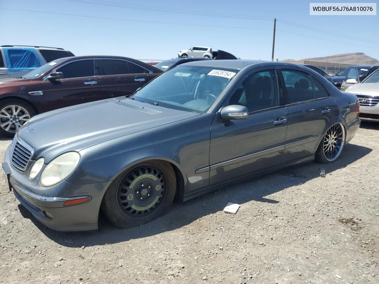 2006 Mercedes-Benz E 350 VIN: WDBUF56J76A810076 Lot: 55928754