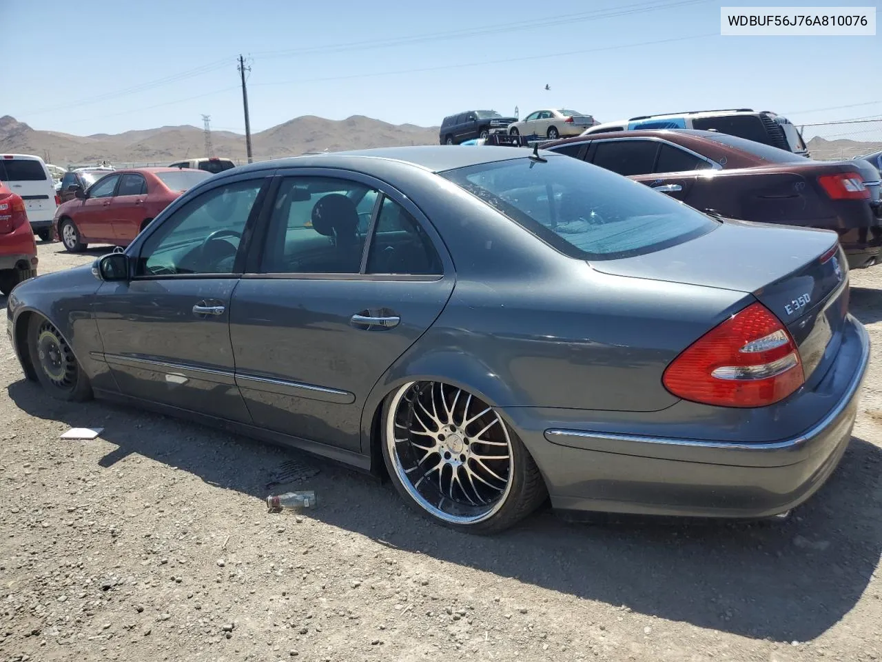 2006 Mercedes-Benz E 350 VIN: WDBUF56J76A810076 Lot: 55928754