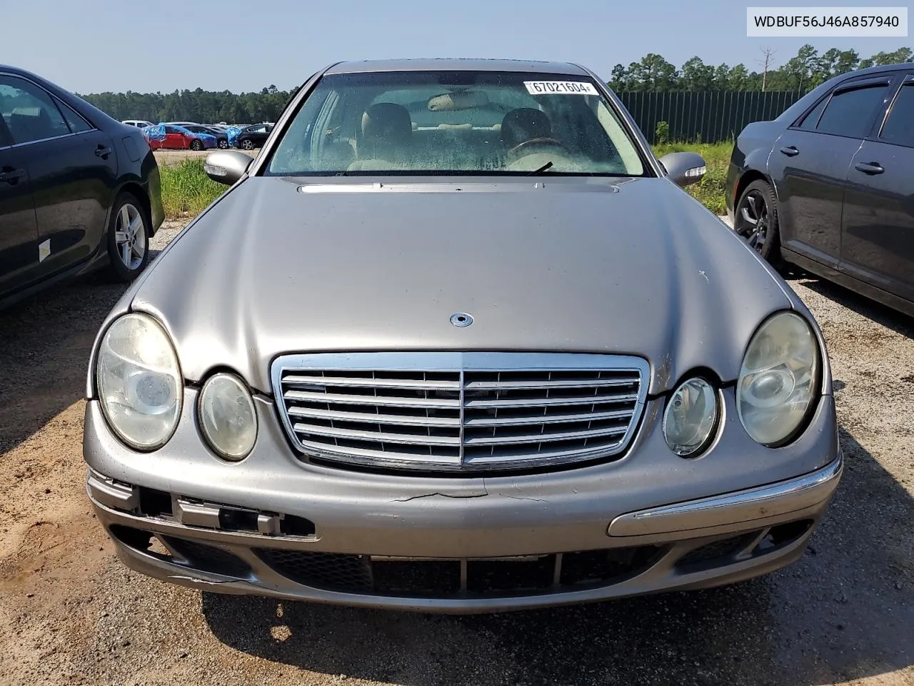 2006 Mercedes-Benz E 350 VIN: WDBUF56J46A857940 Lot: 67021604