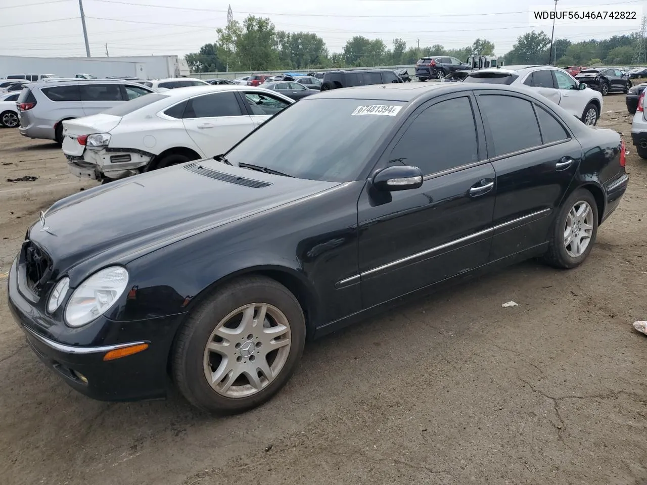 2006 Mercedes-Benz E 350 VIN: WDBUF56J46A742822 Lot: 67481394