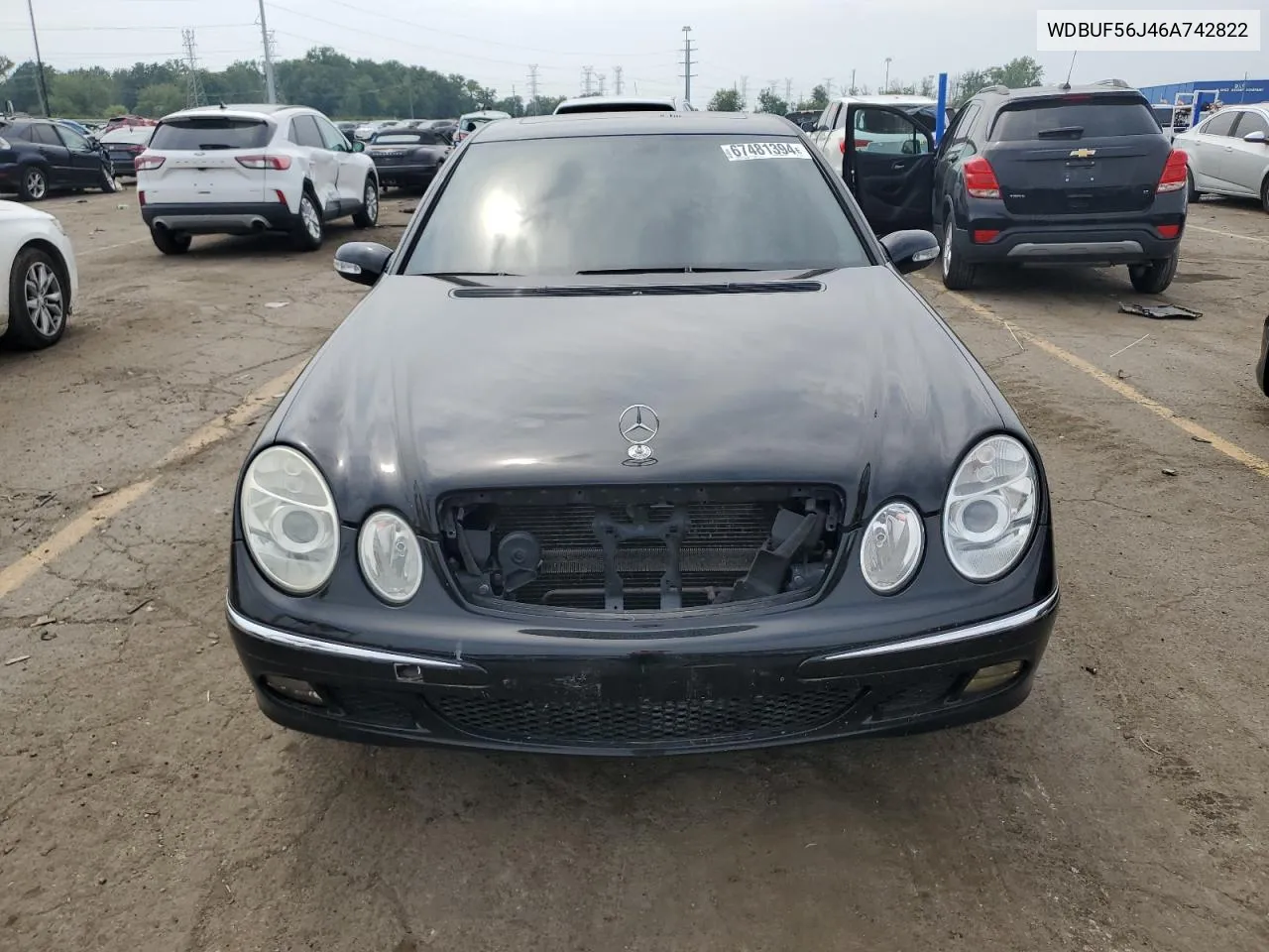 2006 Mercedes-Benz E 350 VIN: WDBUF56J46A742822 Lot: 67481394