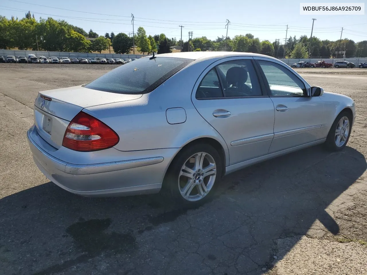 2006 Mercedes-Benz E 350 VIN: WDBUF56J86A926709 Lot: 69320464