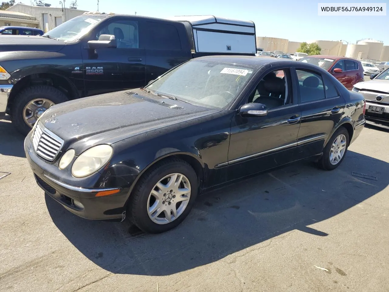 2006 Mercedes-Benz E 350 VIN: WDBUF56J76A949124 Lot: 71567094