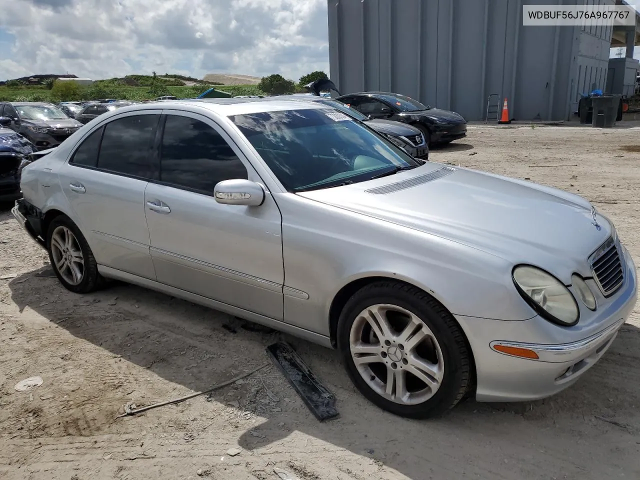 2006 Mercedes-Benz E 350 VIN: WDBUF56J76A967767 Lot: 73030334