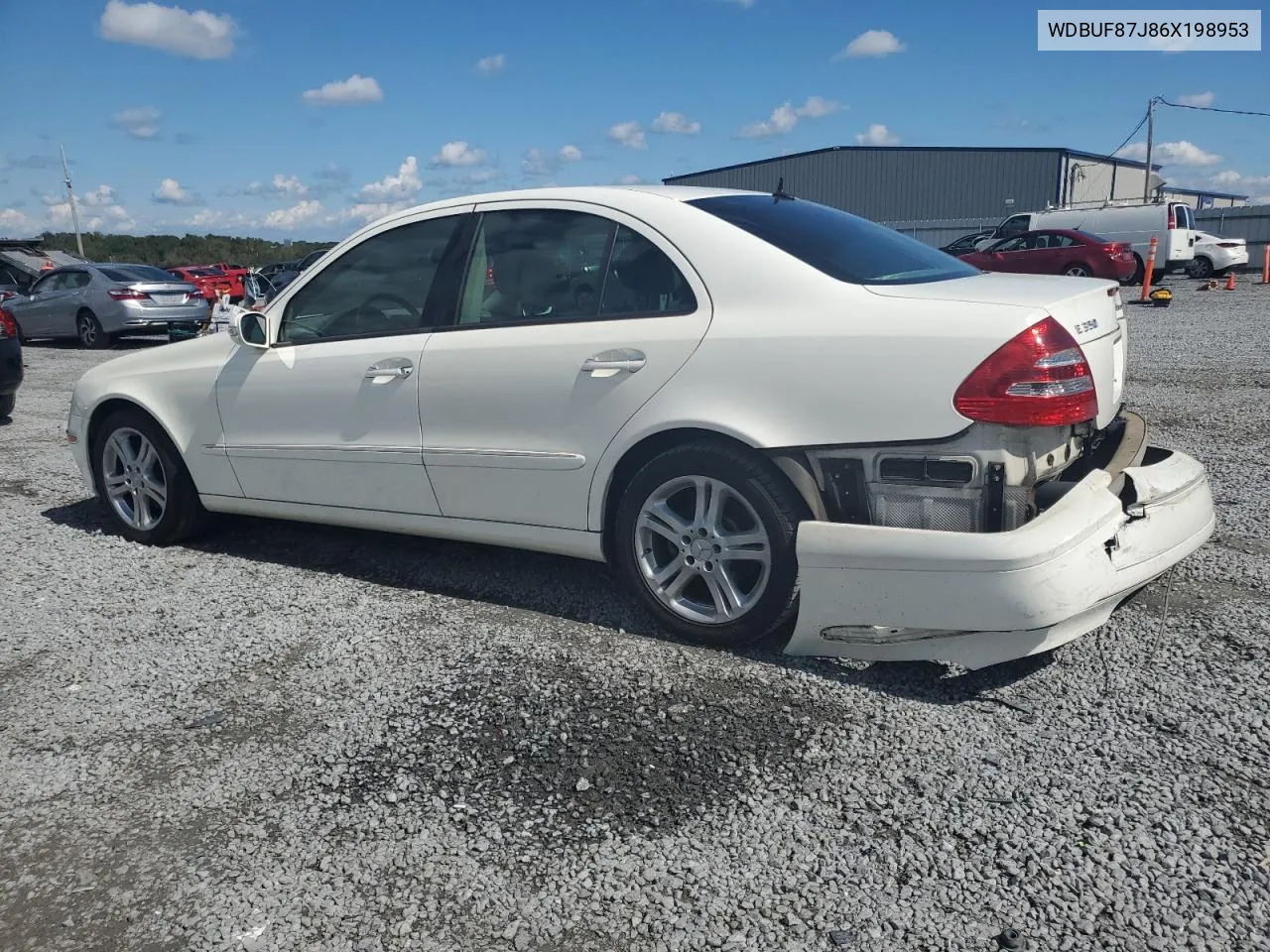 2006 Mercedes-Benz E 350 4Matic VIN: WDBUF87J86X198953 Lot: 73492024